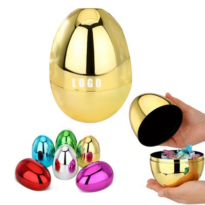 Metallic Plastic Easter Eggs