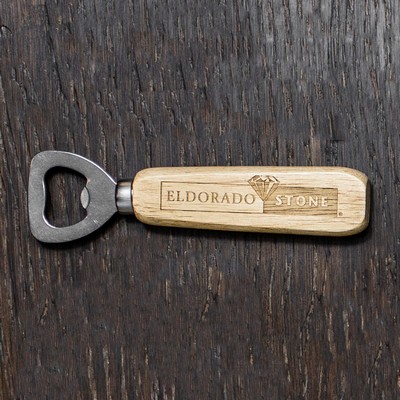 Wood Bottle Opener: Thick Wood Handle