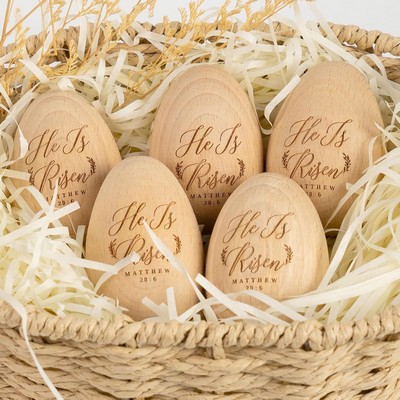 Wooden Easter Eggs