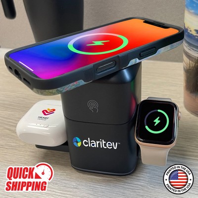 Nest 15W 3" 1 Auto Rotating Wireless Charger